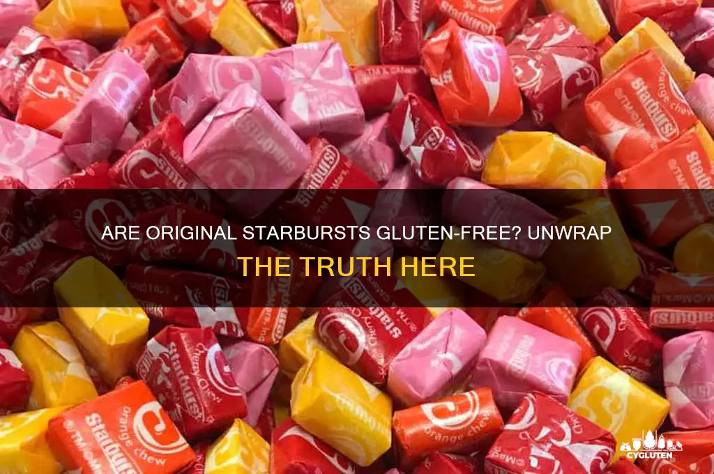 are original starburst gluten free