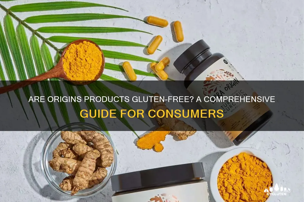 are origins products gluten free