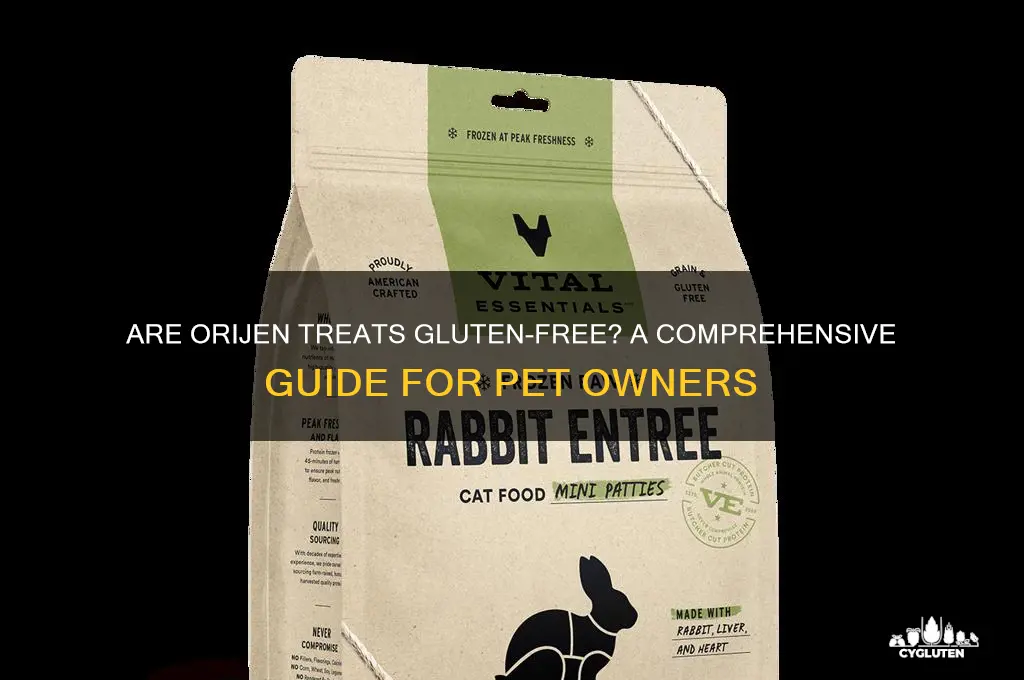 are orijen treats gluten free