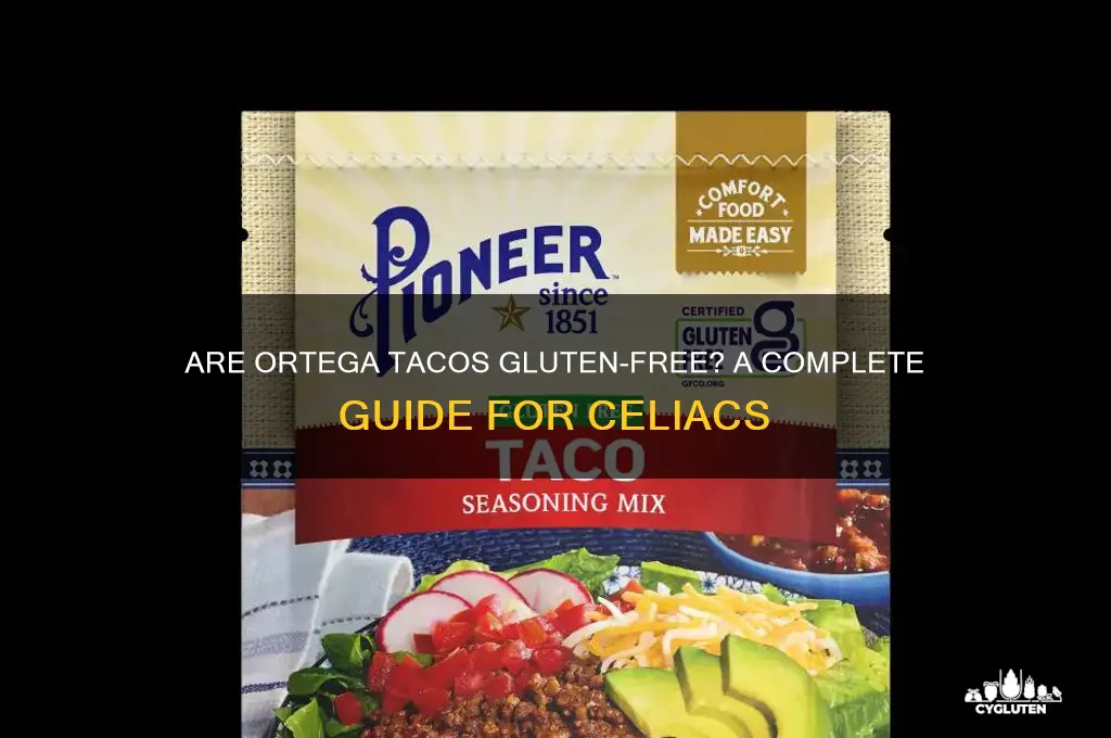 are ortega tacos gluten free