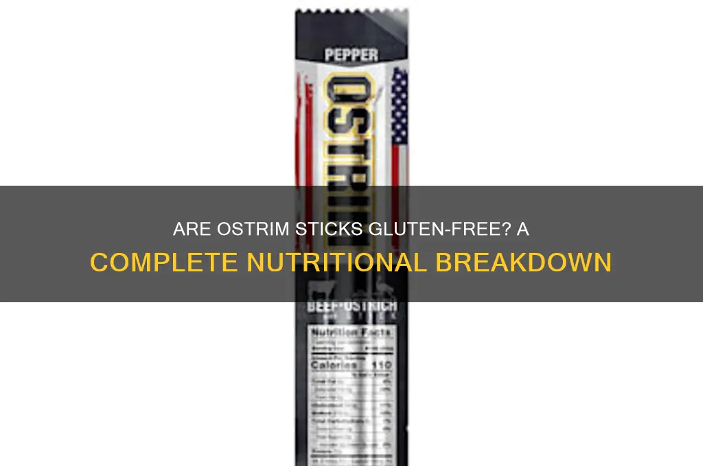 are ostrim sticks gluten free