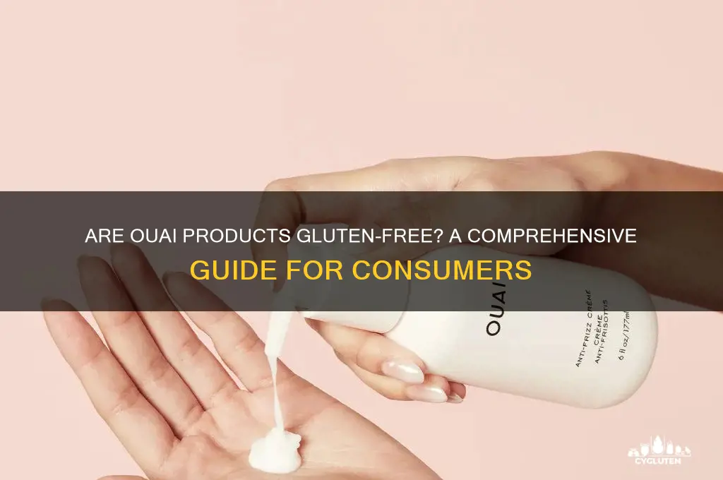 are ouai products gluten free