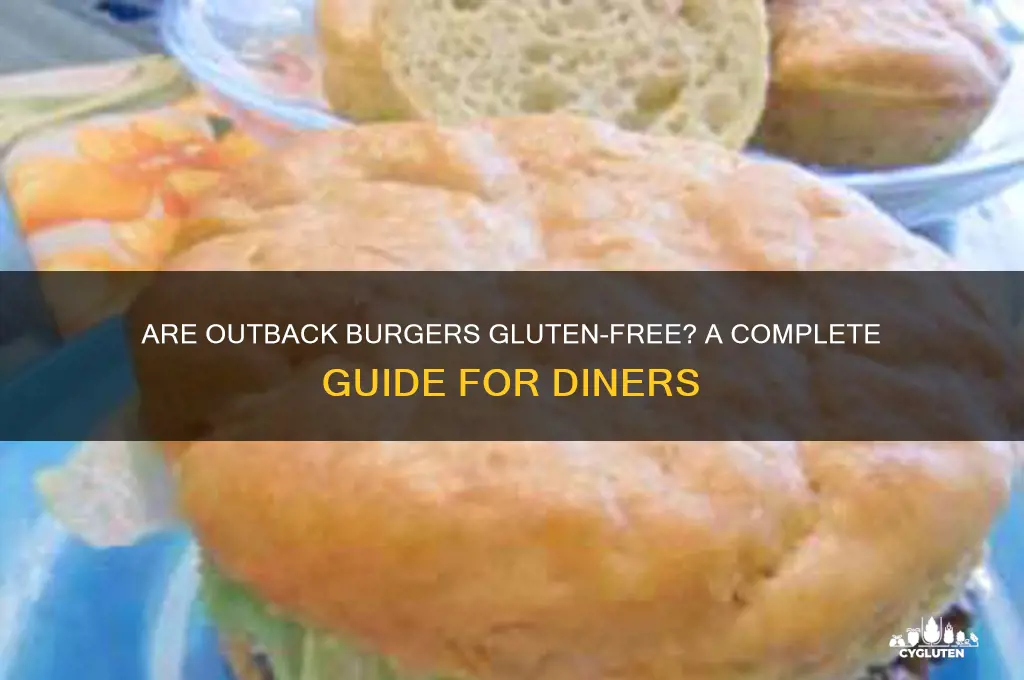 are outback burgers gluten free