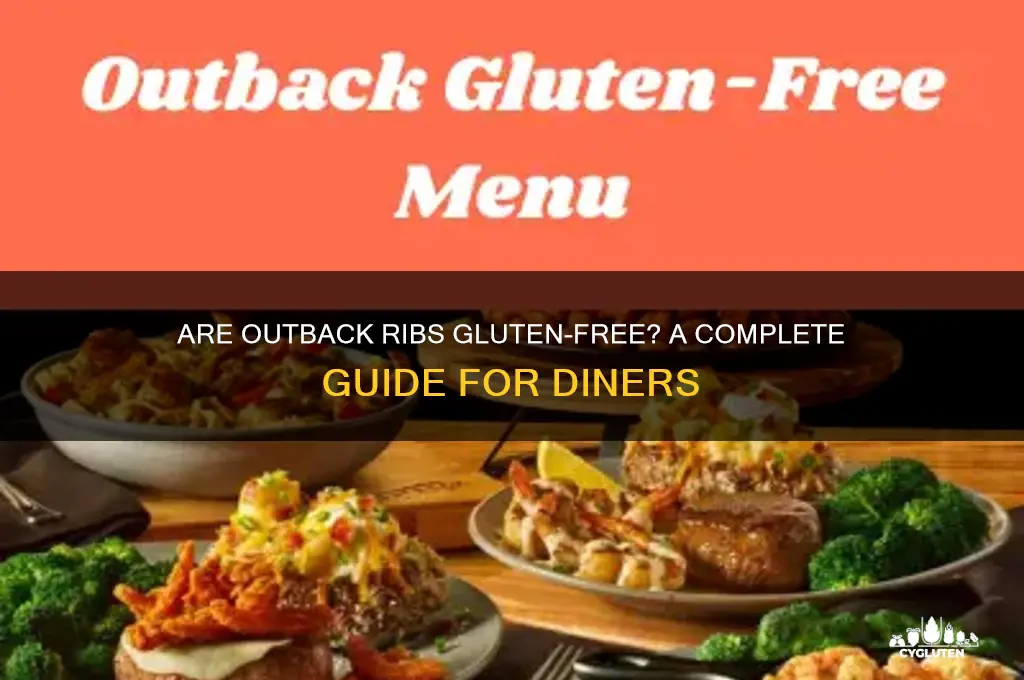 are outback ribs gluten free