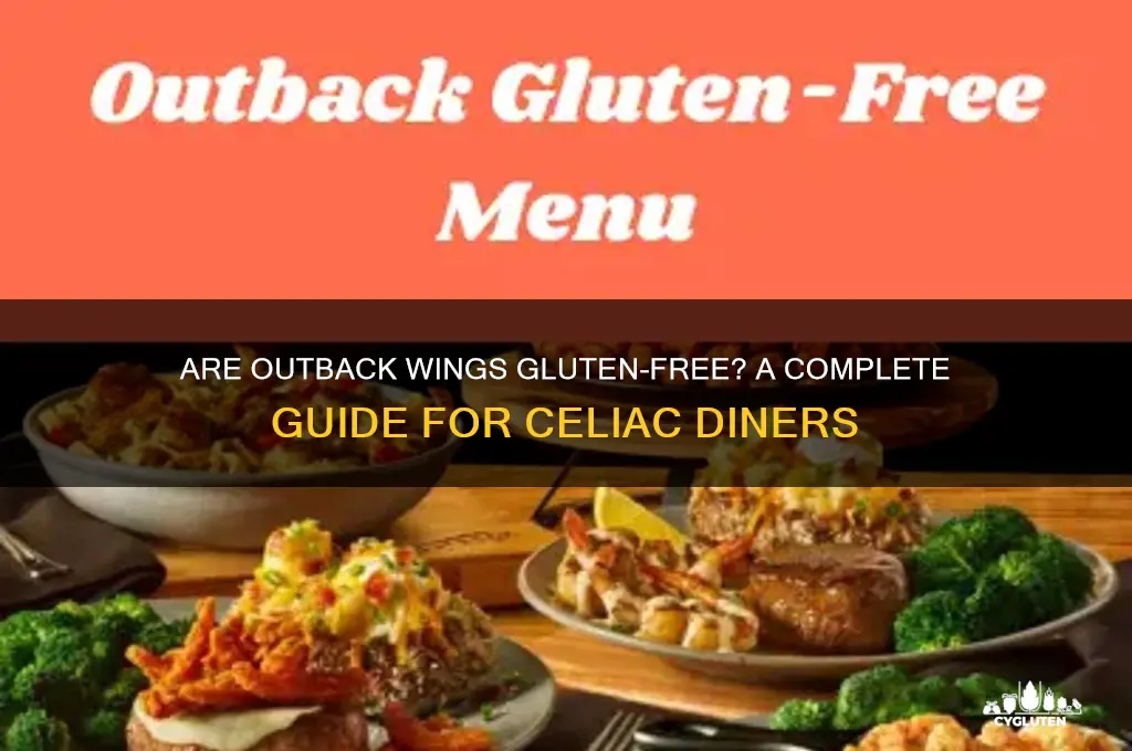 are outback wings gluten free
