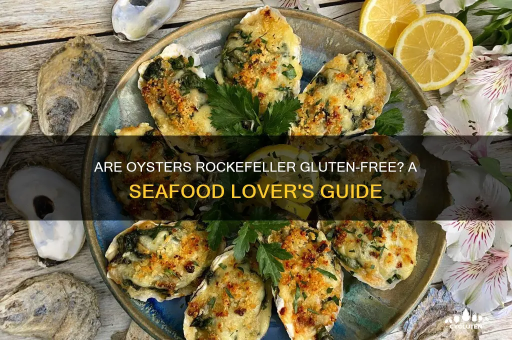 are oysters rockefeller gluten free