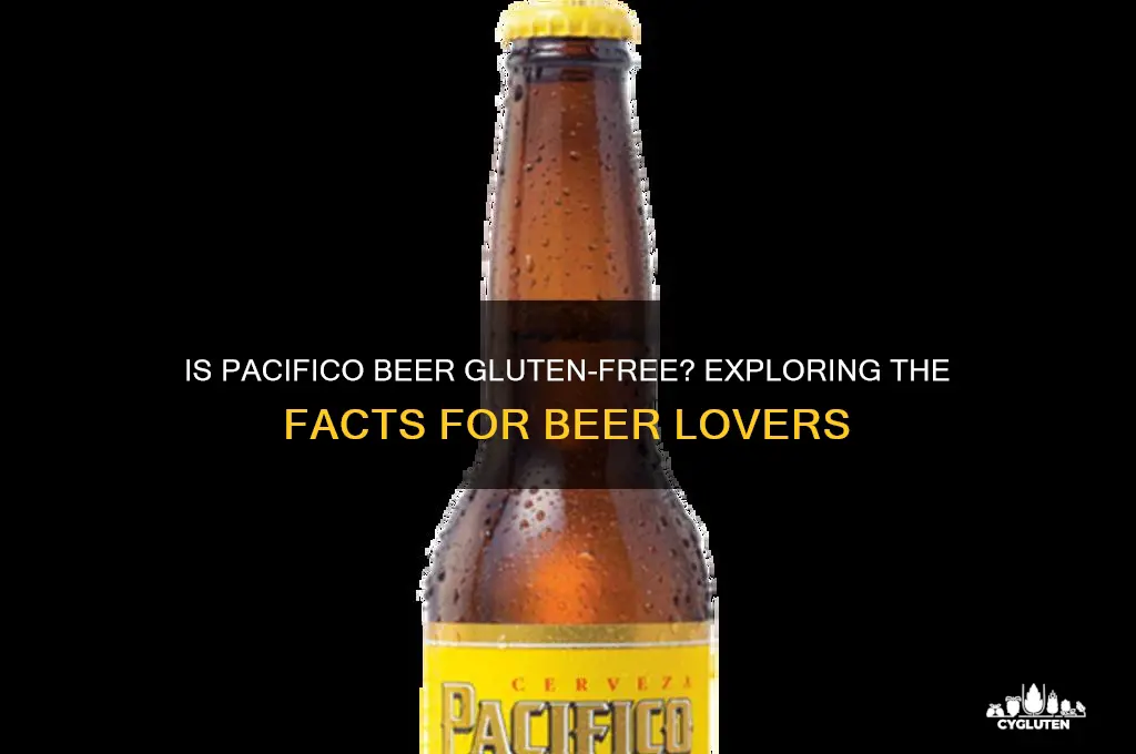 are pacifico beer gluten free