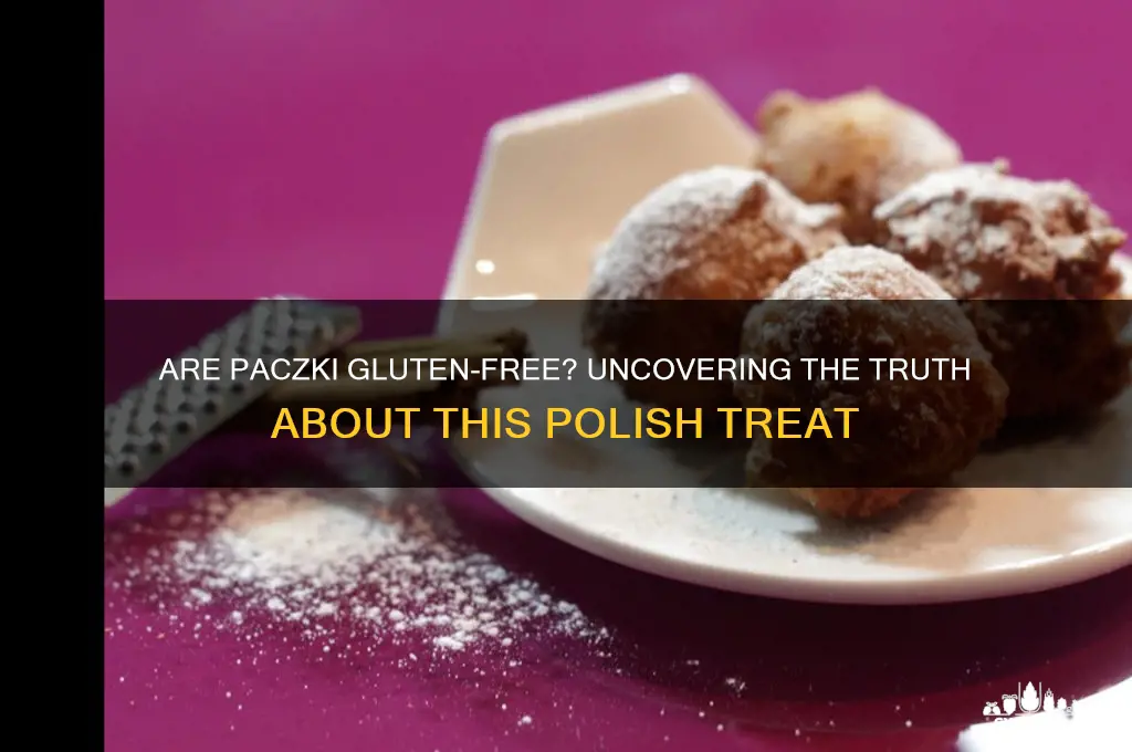 are paczki gluten free