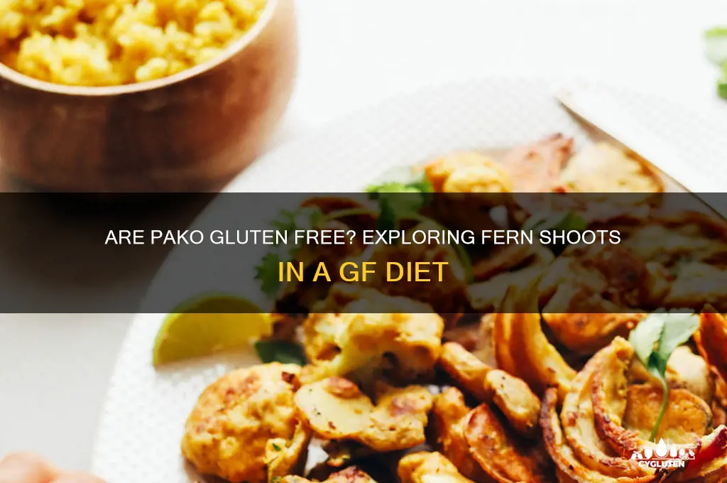 are pako gluten free