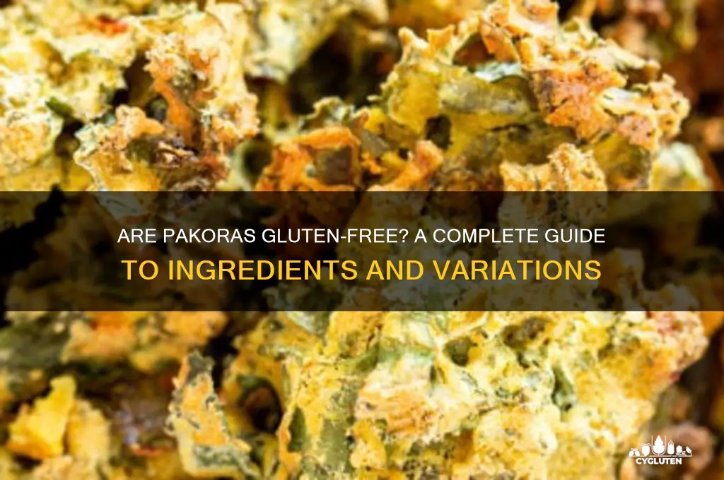 are pakoras gluten free