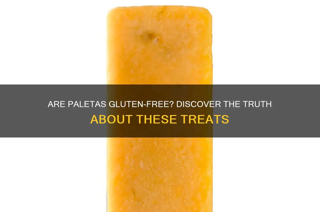 are paletas gluten free