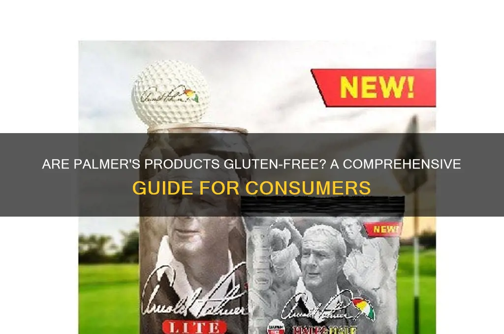 are palmers products gluten free