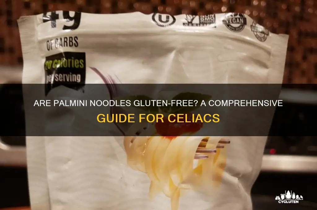 are palmini noodles gluten free