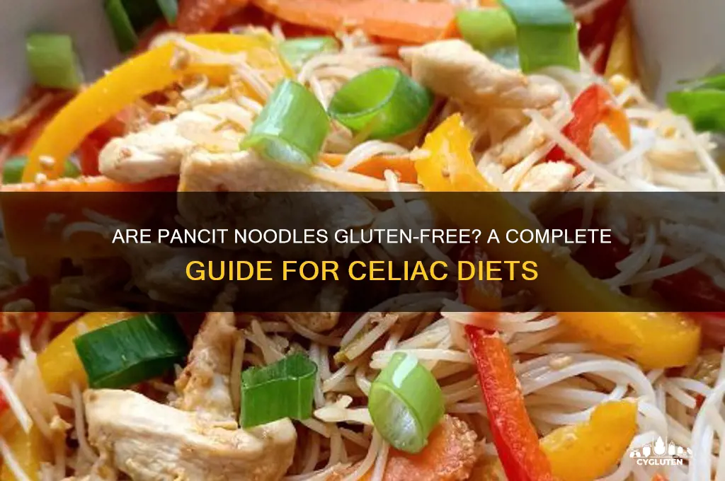 are pancit noodles gluten free