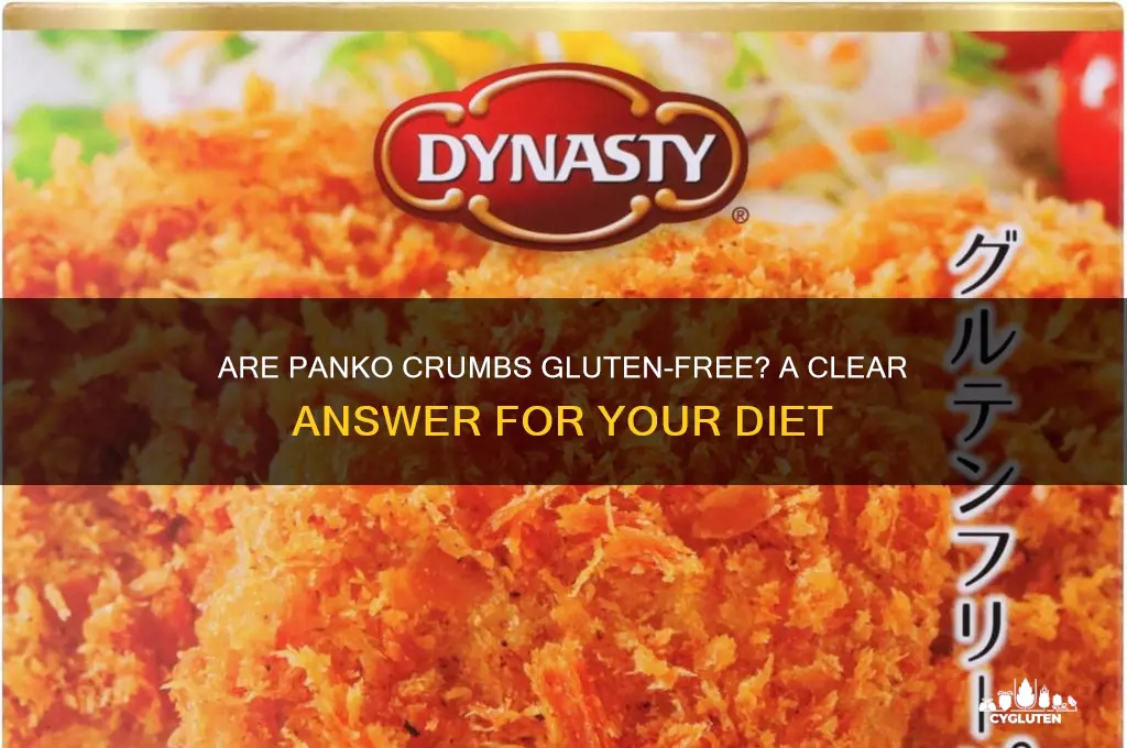 are panko crumbs gluten free
