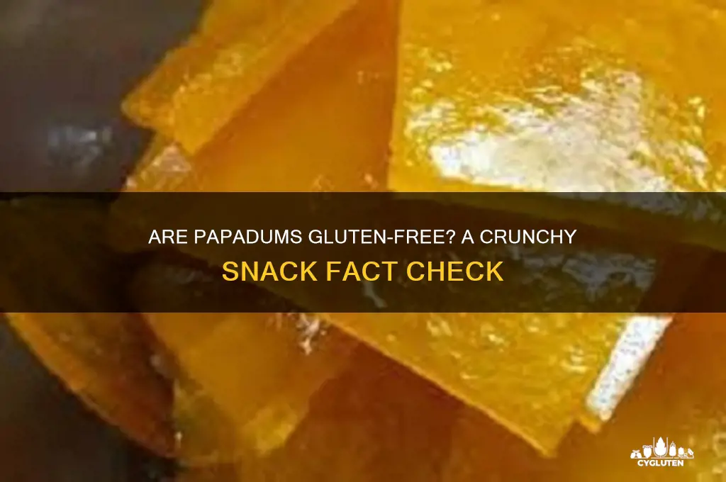 are papadum gluten free