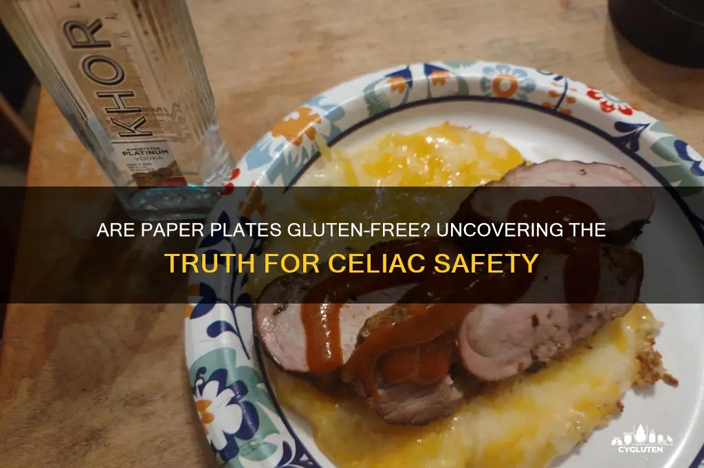 are paper plates gluten free