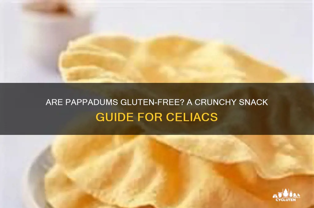 are pappadums gluten free