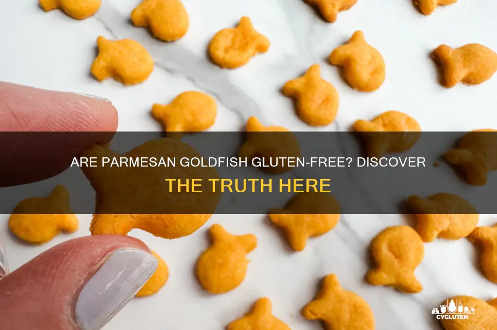 are parmesan goldfish gluten free