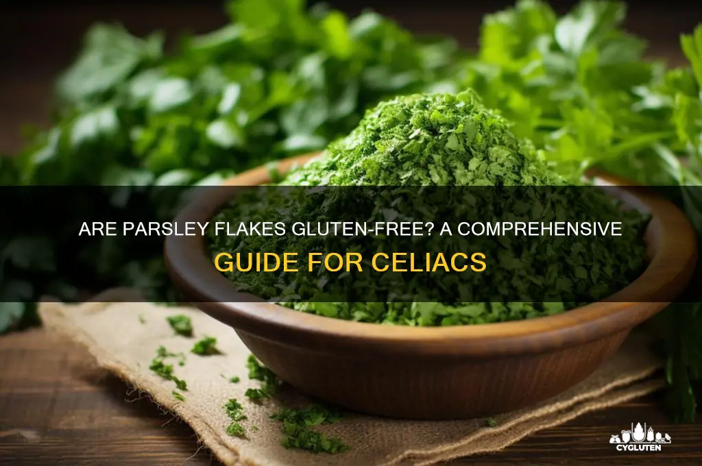 are parsley flakes gluten free