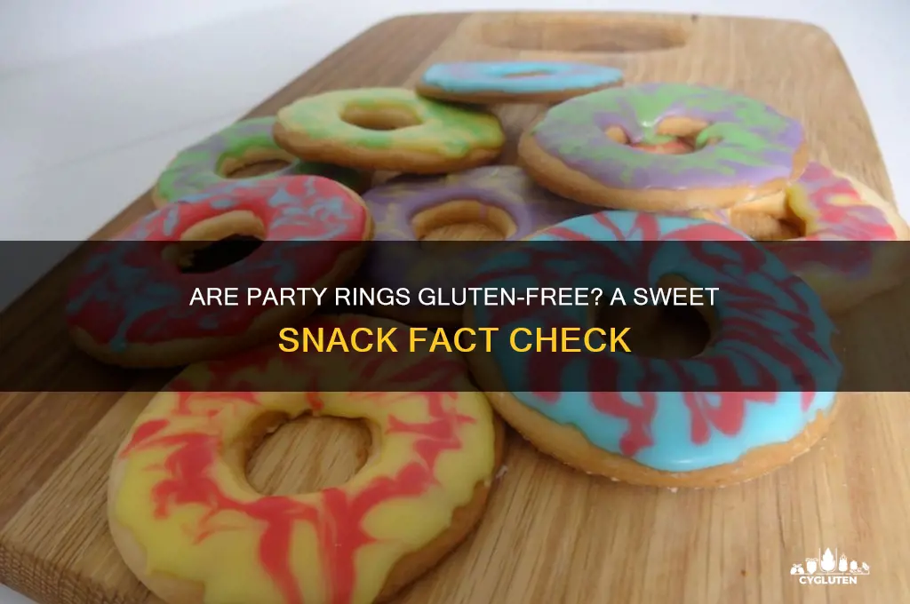 are party rings gluten free