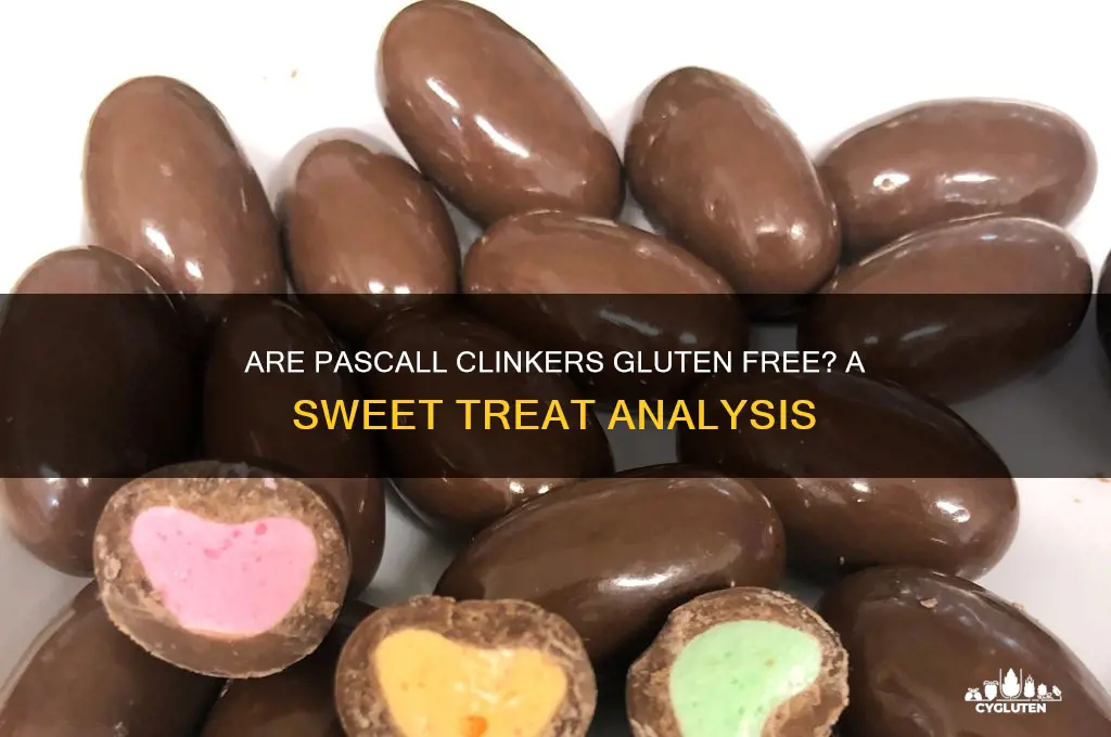 are pascall clinkers gluten free