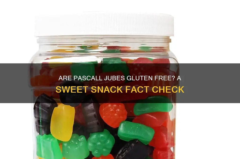are pascall jubes gluten free