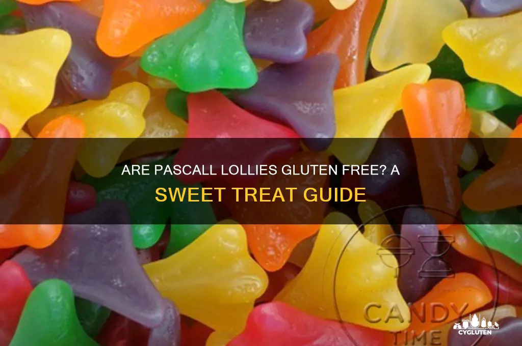 are pascall lollies gluten free