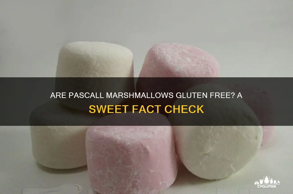 are pascall marshmallows gluten free
