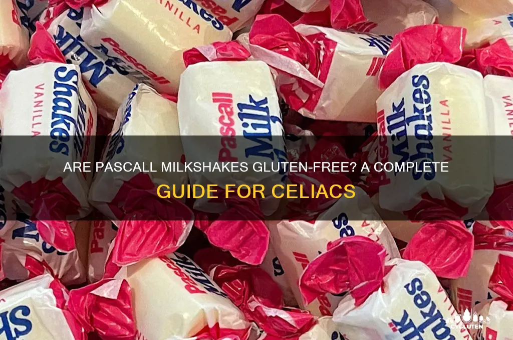 are pascall milkshakes gluten free