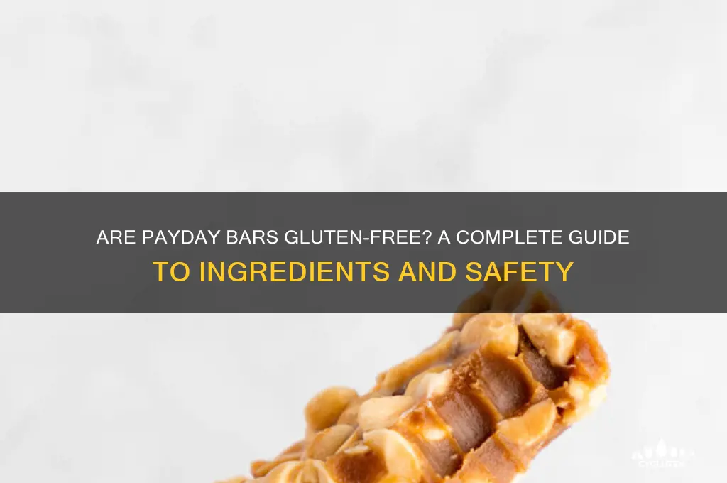 are payday bars gluten free