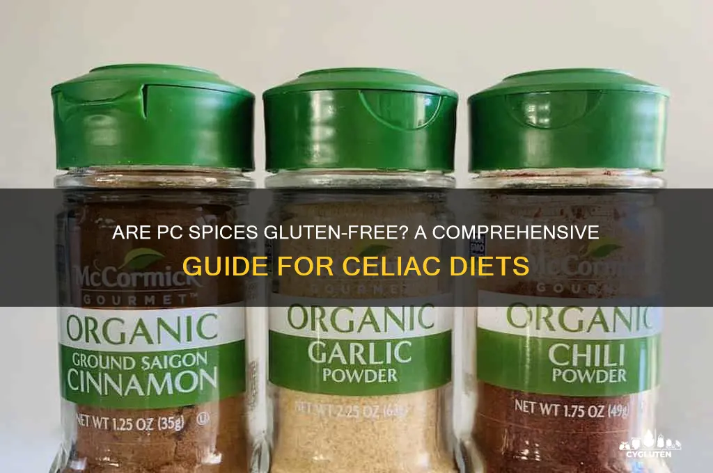 are pc spices gluten free