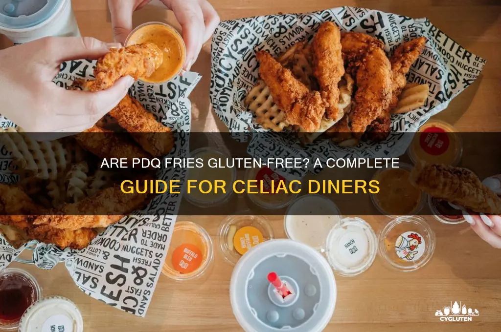 are pdq fries gluten free