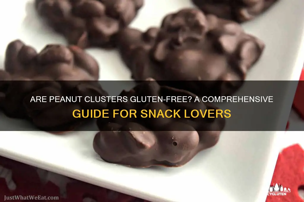 are peanut clusters gluten free