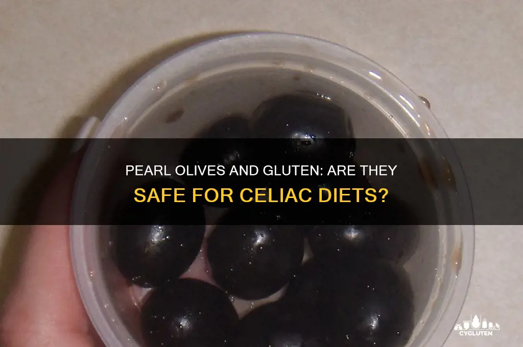 are pearl olives gluten free
