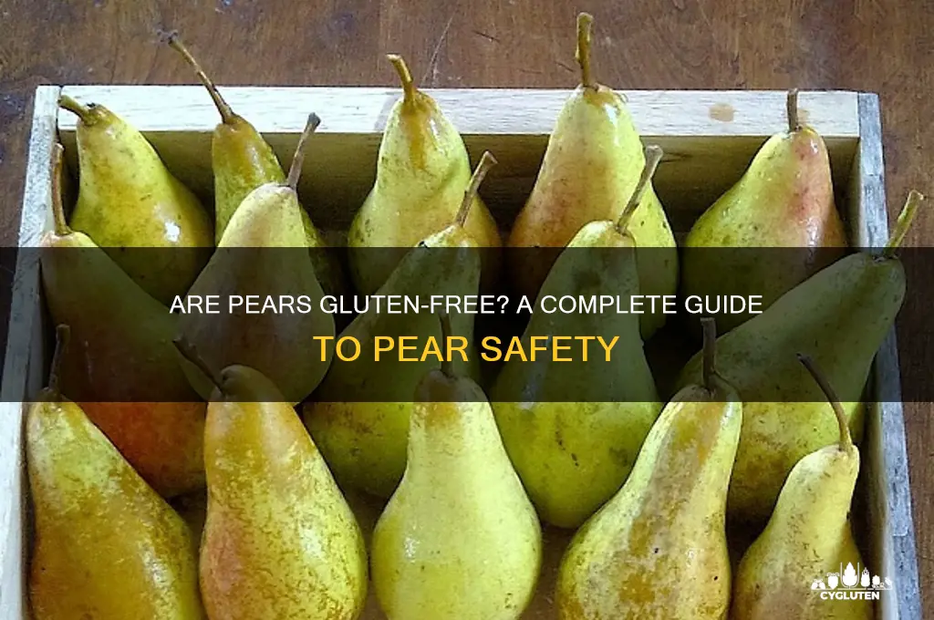 are pears gluten free