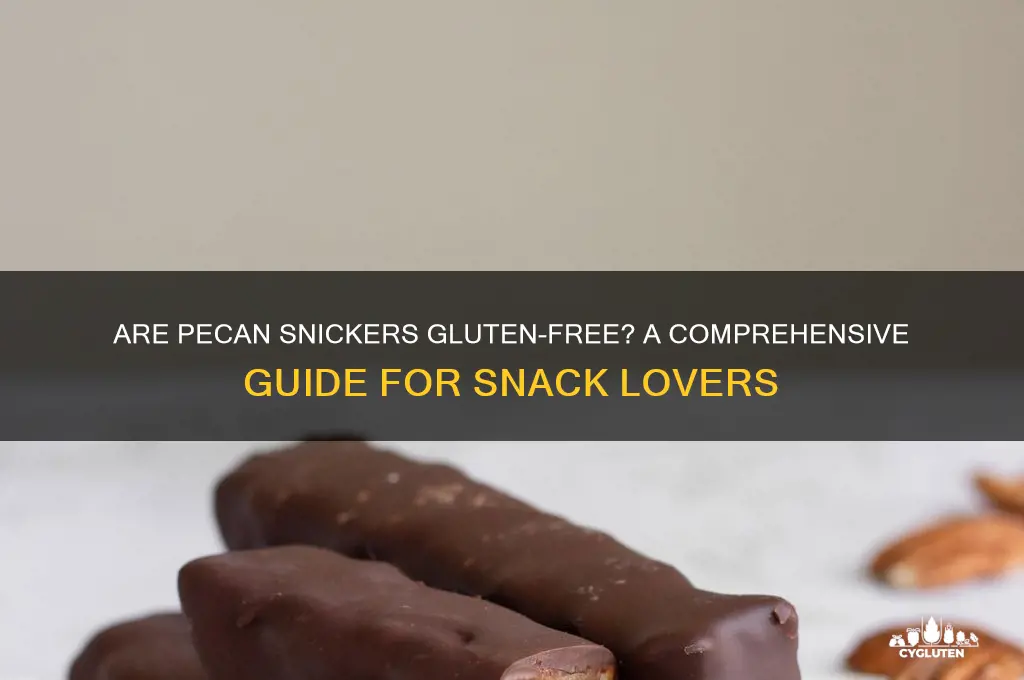 are pecan snickers gluten free
