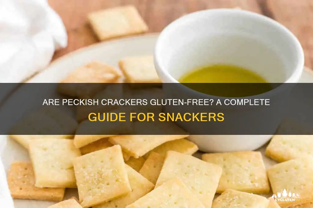 are peckish crackers gluten free