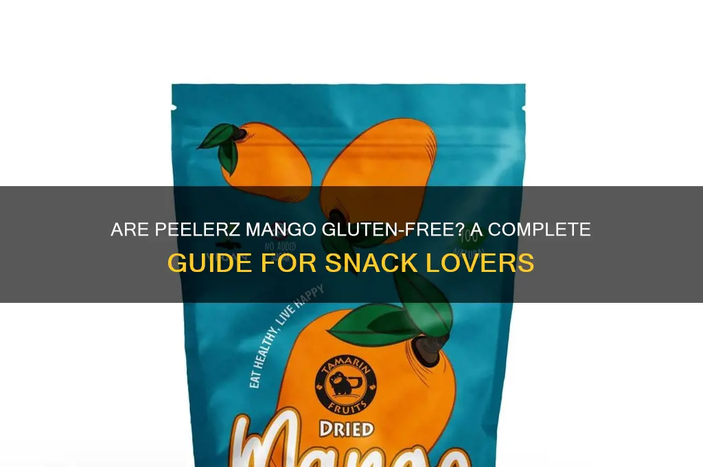 are peelerz mango gluten free