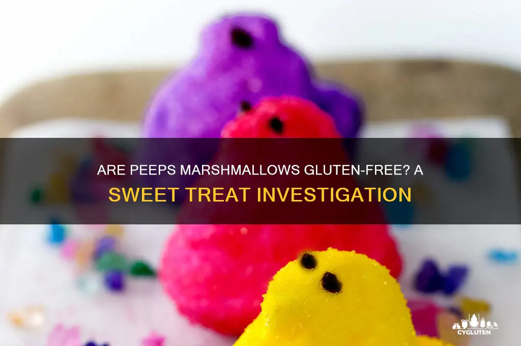are peeps marshmallows gluten free