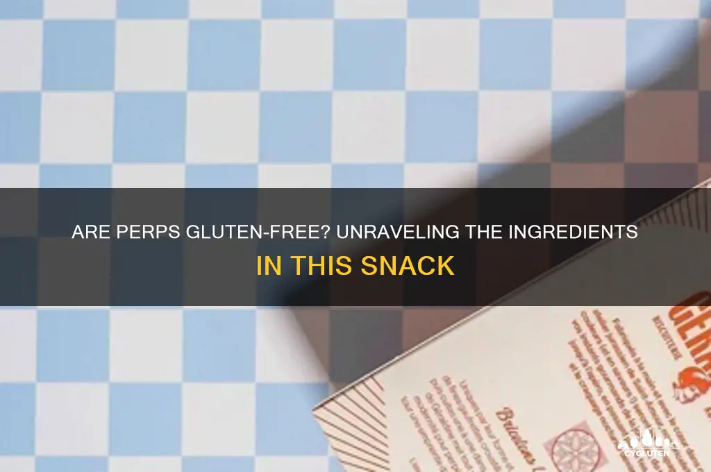 are perps gluten free