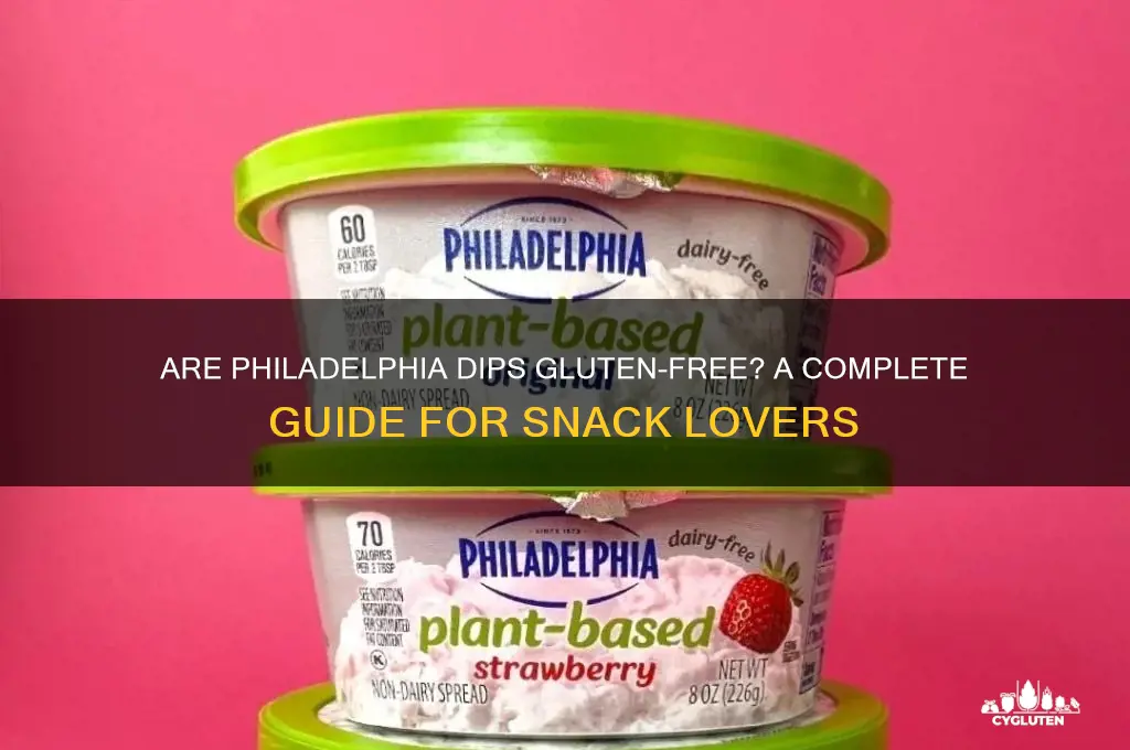 are philadelphia dips gluten free