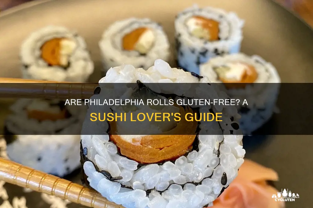 are philadelphia rolls gluten free