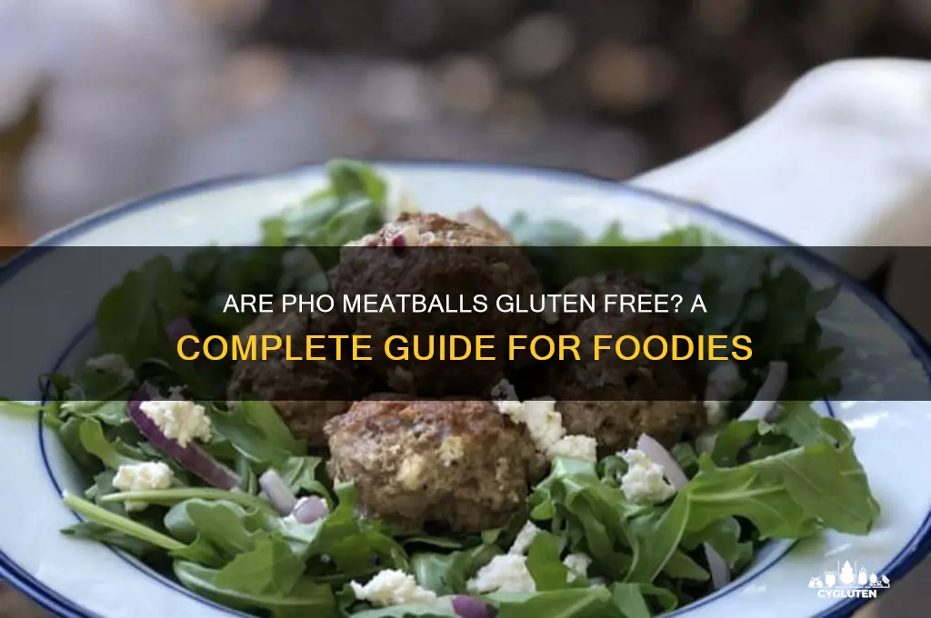 are pho meatballs gluten free