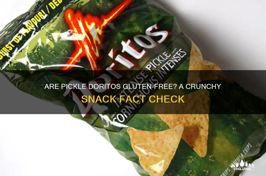 are pickle doritos gluten free