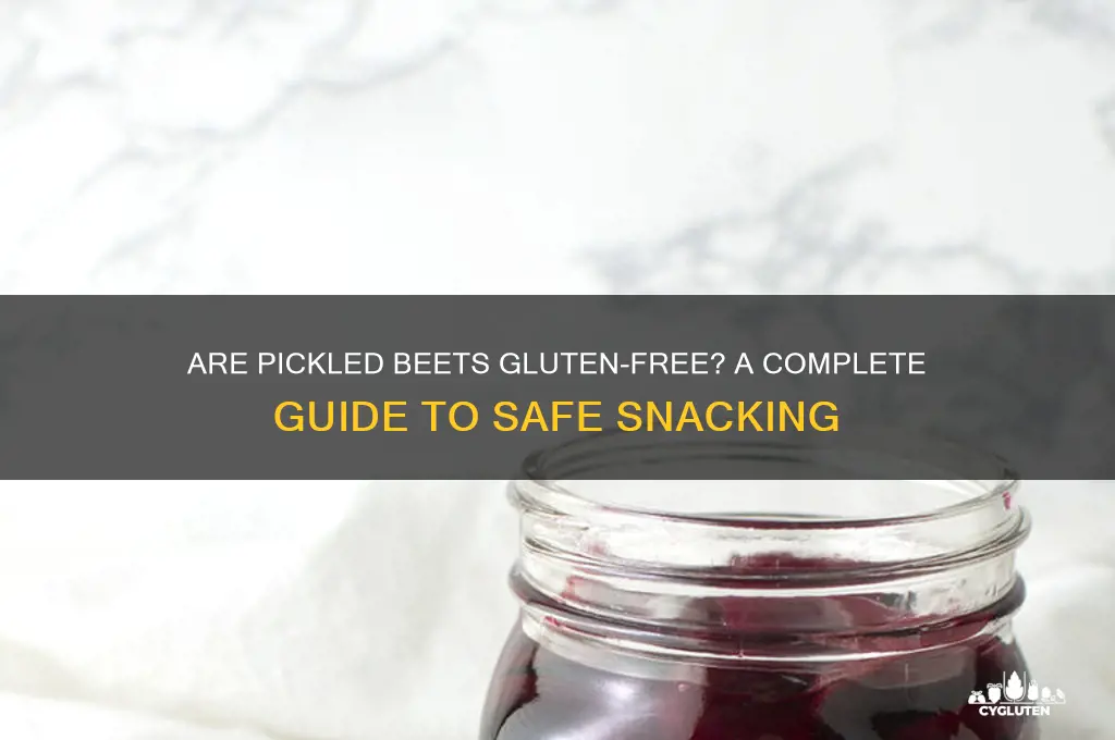 are pickled beets gluten free