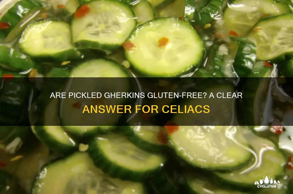 are pickled gherkins gluten free