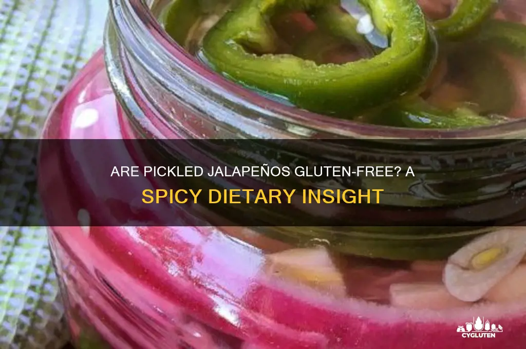 are pickled jalapenos gluten free
