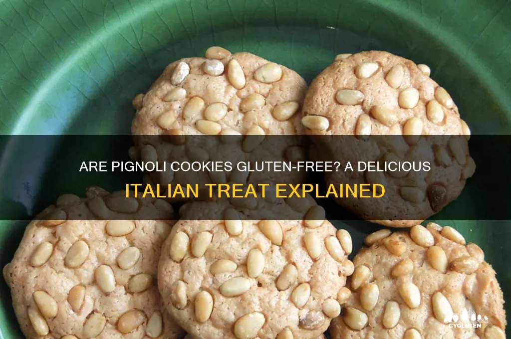 are pignoli cookies gluten free