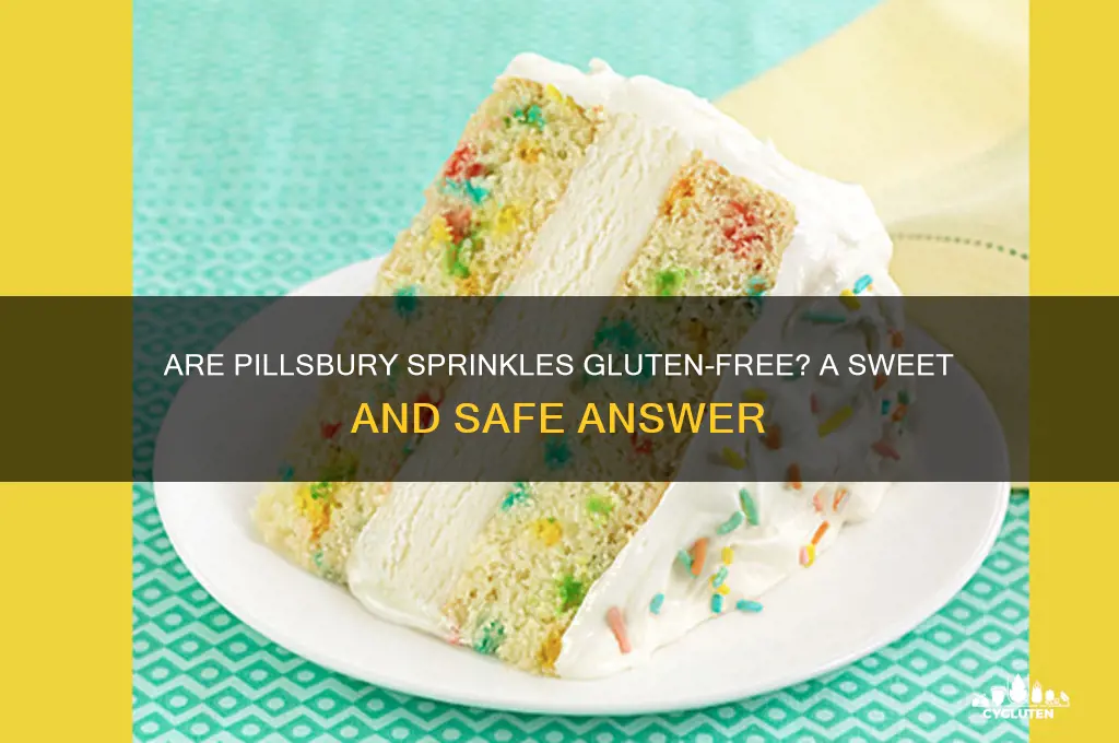are pillsbury sprinkles gluten free